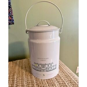Beekman 1802 Goat Milk‎ Dairy NY Farm Old Fashioned Tin Can Pail 2021